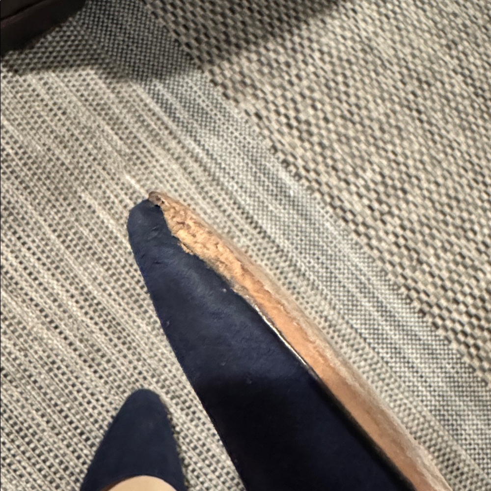 Manolo Blahnik Lista low healed suede pumps - Picture 15 of 16